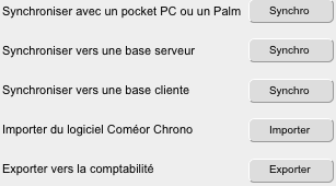 logiciel de gestion mac oreva: la synchronisation